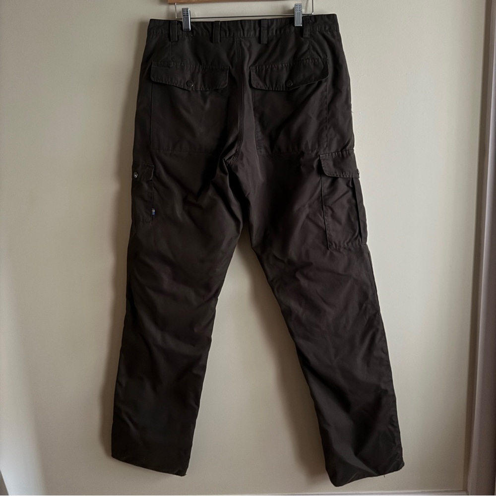 Fjallraven  Men’s Ovik Lined Winter Trouser Olive Sz 36 - Picture 6 of 7